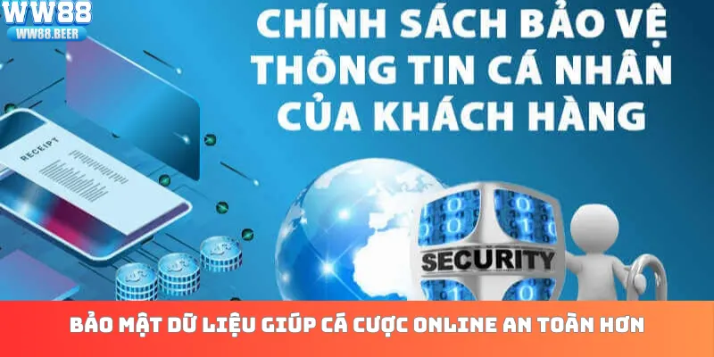 Bảo mật dữ liệu giúp cá cược online an toàn hơn