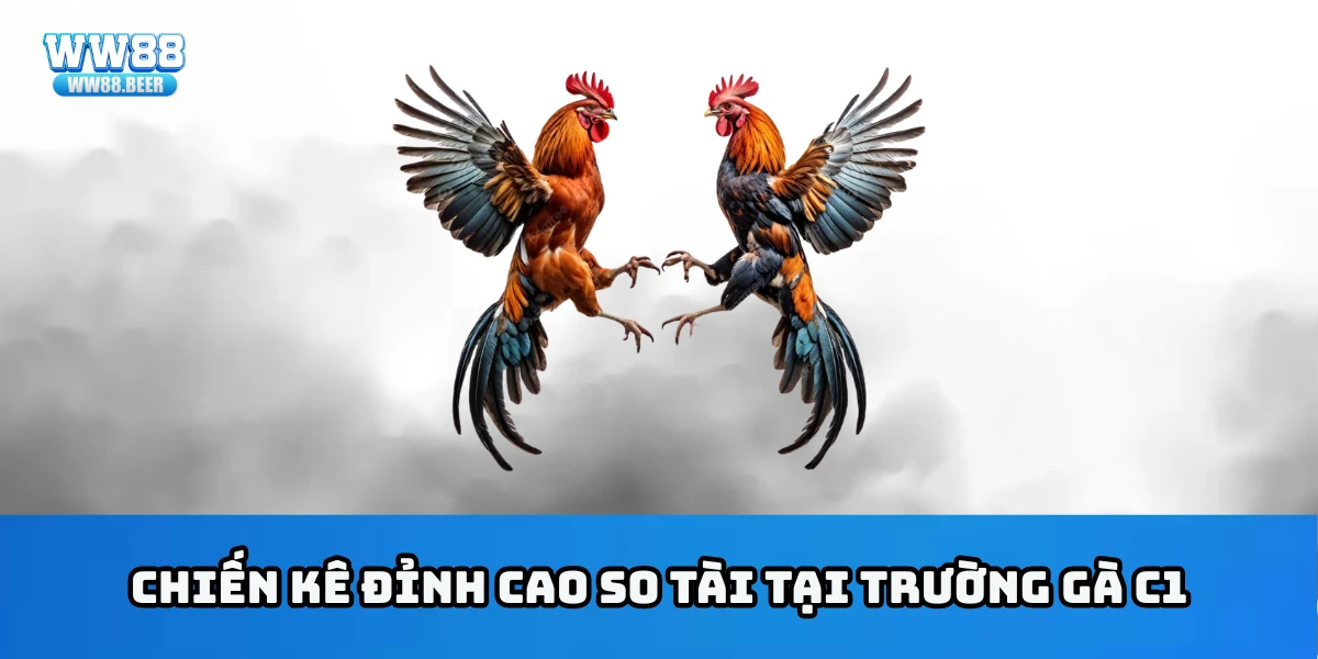 Chiến kê đỉnh cao so tài tại trường gà C1