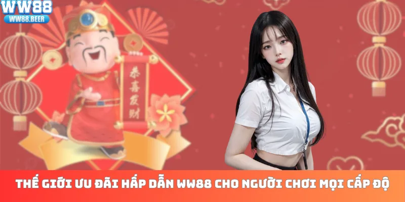Thế giới ưu đãi hấp dẫn WW88 cho người chơi mọi cấp độ