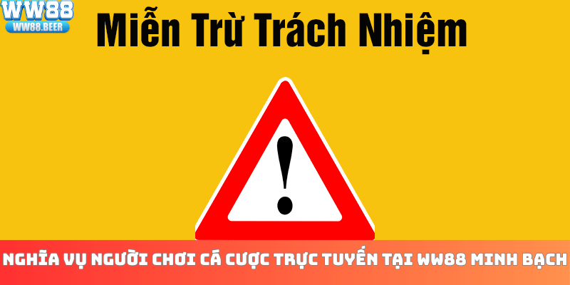 Nghĩa vụ người chơi cá cược trực tuyến tại WW88 minh bạch